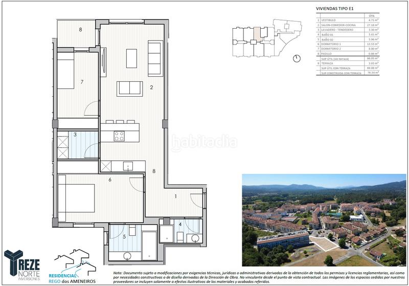 Foto bec3325e-e6a4-4f59-80eb-862662585f01. Appartamento 77m<sup>2</sup> con riscaldamento parcheggio in Bertamirans Ames