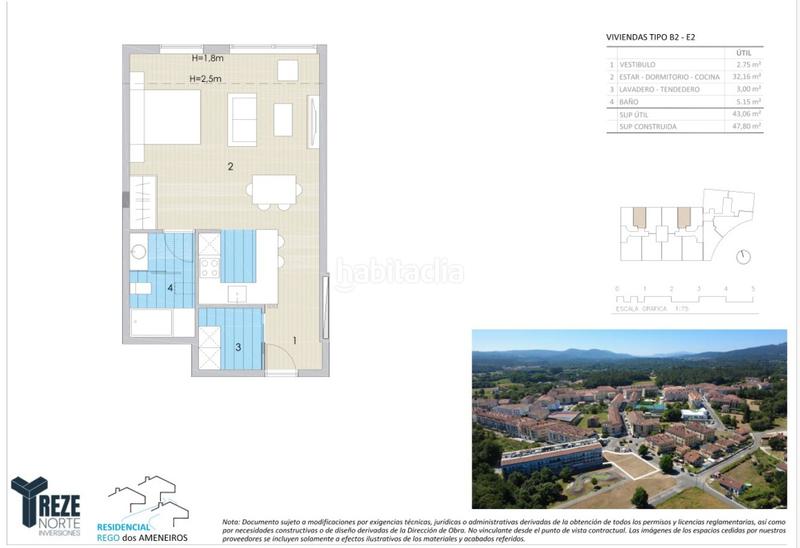 Foto c189f5f4-021a-4841-b0da-cb79cc492fd7. Attico 98m<sup>2</sup> con riscaldamento parcheggio in Bertamirans Ames