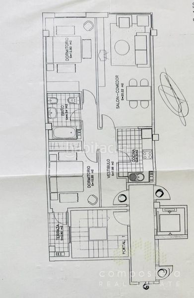 Foto 10b40995-4899-4b2e-8b48-75f820cc33cf. Flat with heating parking in O Milladoiro Ames