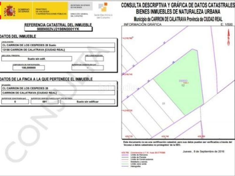 Foto 3f8fc71d-c146-43f9-9c6a-777b90c77663. Terreny residencial a Carrión de Calatrava
