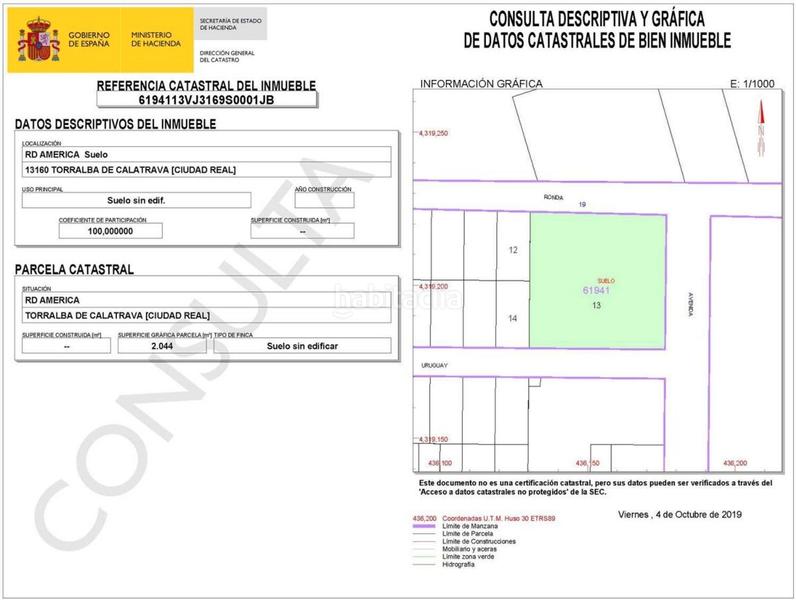 Foto b5c29b47-3875-4c06-bb5e-955940037fb2. Terreno residenziale in Torralba de Calatrava