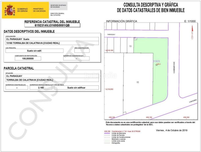 Foto c9ffb226-7536-4ef4-a4b8-262e5faeca6e. Terreno residenziale in Torralba de Calatrava