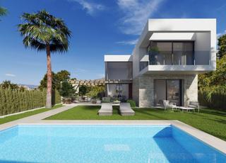 Chalet  Calle praga. Villa de obra nueva en finestrat