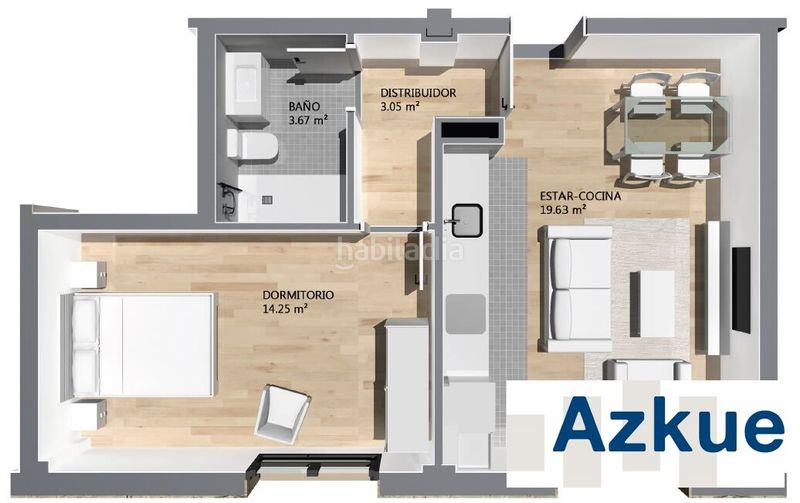 Foto 2f22f80a-7589-480c-bd26-0c4acf252891. Flat with heating parking in Ezcaray
