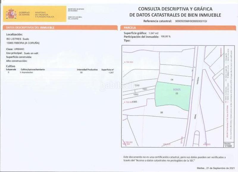 Foto 05c69c7e-1deb-4f6c-88b4-ac49973eb88b. Terreno residencial en rúa da cerca 1 en Aguiño Ribeira