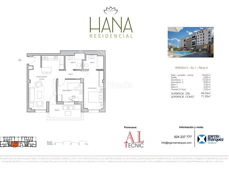 Foto 764e470b-4017-41ad-9dbd-80ee848d21ca. Àtic amb aparcament piscina a Valdepasillas - La Paz - Huerta Rosales Badajoz