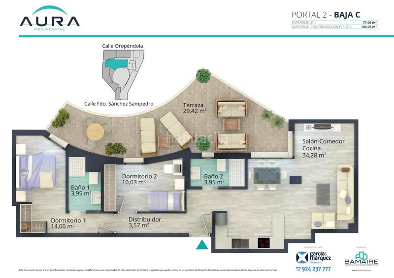 Foto d7ee9841-f6ef-4d12-95b5-bf21034a2b05. Ground floor 100m<sup>2</sup> in calle fernando sánchez sampedro 41 in Badajoz