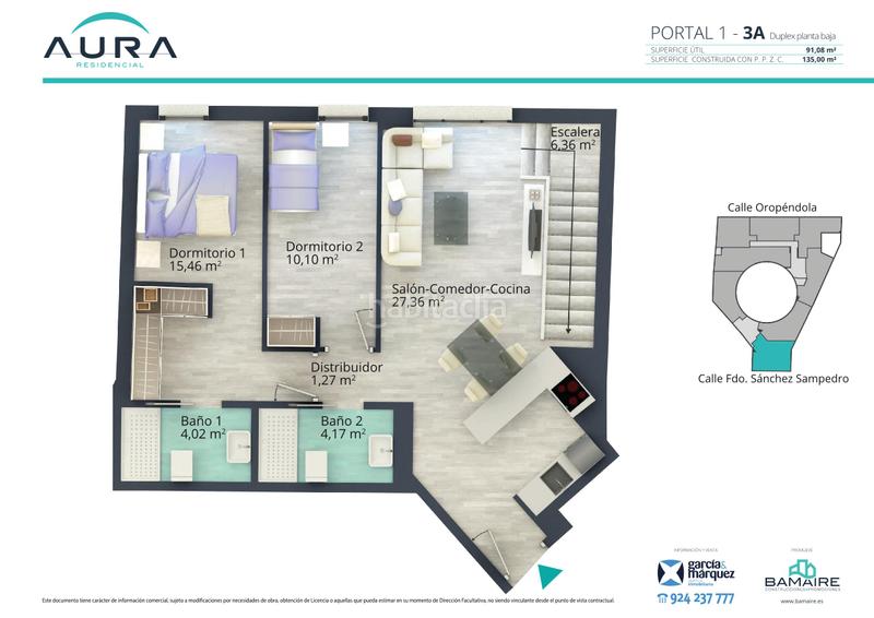 Foto 569e9d30-b250-4610-89aa-30e8ebae8bb0. Dúplex 135m<sup>2</sup> a calle fernando sánchez sampedro 41 a Pardaleras Badajoz