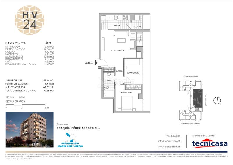 Foto 22fdfda4-4553-4f1f-9284-d7f7b22d25e6. Appartement 63m<sup>2</sup> dans calle hermanos vidarte 24 dans San Roque - Ronda Norte Badajoz