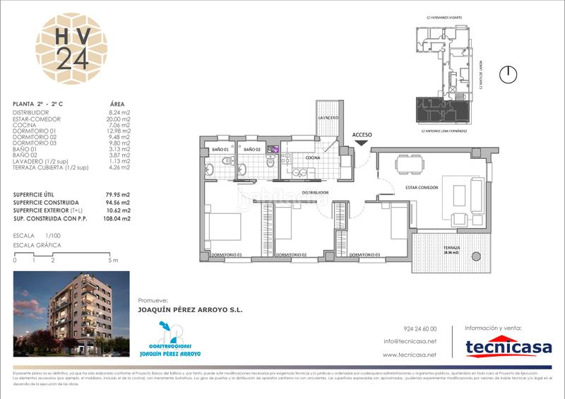 Foto 68aaa220-8224-4e7d-be78-187c017cf8a3. Appartamento 95m<sup>2</sup> in calle hermanos vidarte 24 in San Roque - Ronda Norte Badajoz