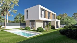 Xalet a Pueblo. Exlusivo chalet de obra nueva en proyecto en leliana, diseño con