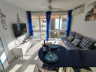 Apartamento en Playa Levante. Apartamento en planta alta con vistas al mar en benidorm!