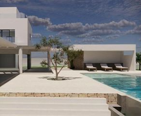 Chalet in Altea la Vella. Exclusiva parcela con proyecto de villa de lujo en altea