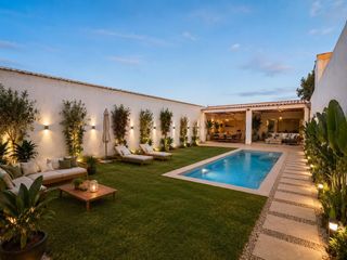 Masia a Benimàmet. Amplio inmueble urbano residencial con gran parcela y espacio pa