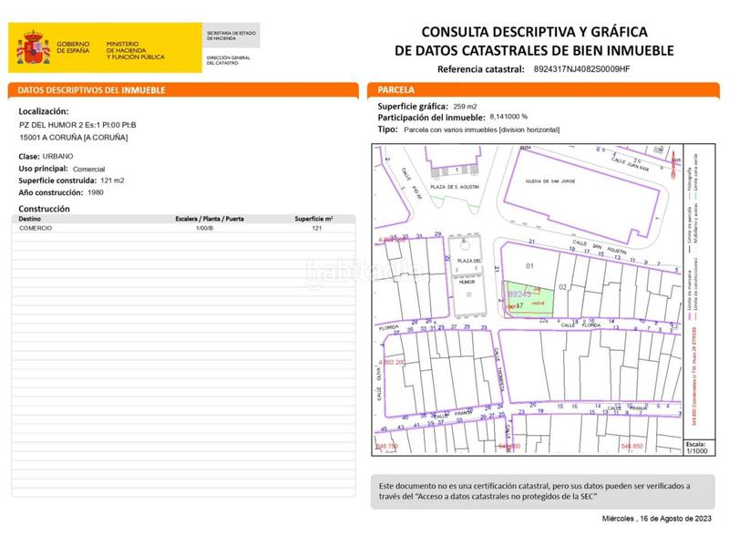 Foto ef95caf9-43e3-4b60-81c7-4cd8580fc159. Locale commerciale in Ciudad Vieja Coruña (A)