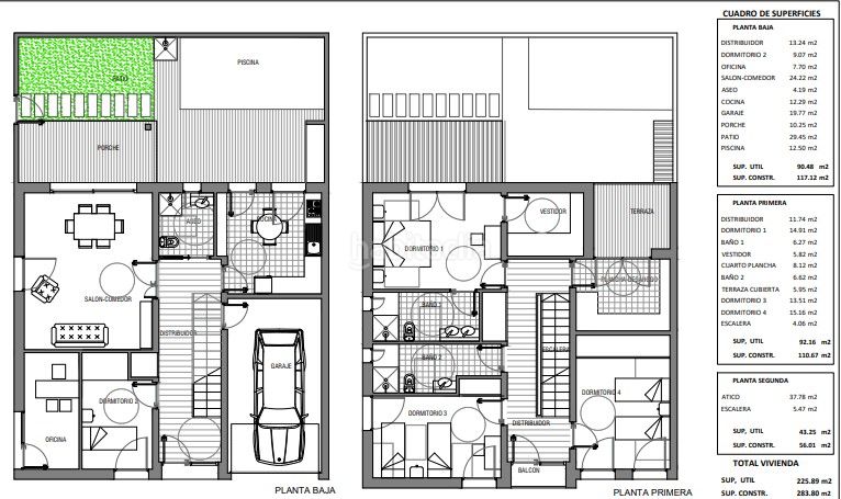 Foto fed0af89-9194-4a46-b4a5-1e8b132984f0. Casa adossada amb aparcament piscina a San Roque - Ronda Norte Badajoz