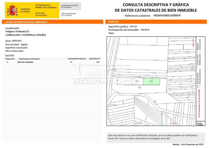 Foto 098ab3a3-07ee-418b-a225-3abff229ded1. Finca rústica a Fisterra
