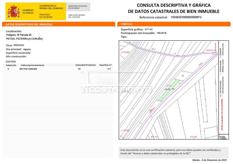 Foto 5deff886-c388-4dba-9d28-38529e7783d4. Finca rústica a Fisterra