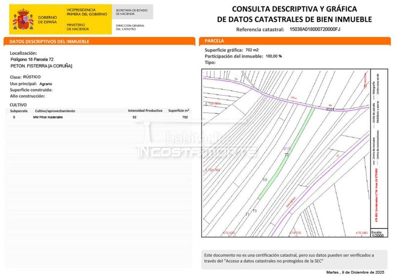 Foto c86a546a-217f-4ee3-a740-921664825491. Finca rústica en Fisterra