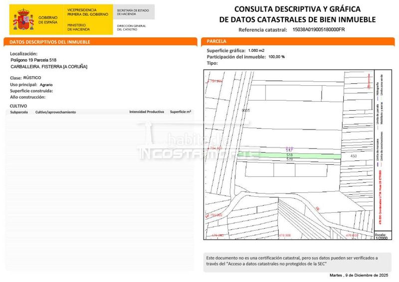 Foto e010c096-87de-4b51-a44d-607ac9050e11. Finca rústica en Fisterra