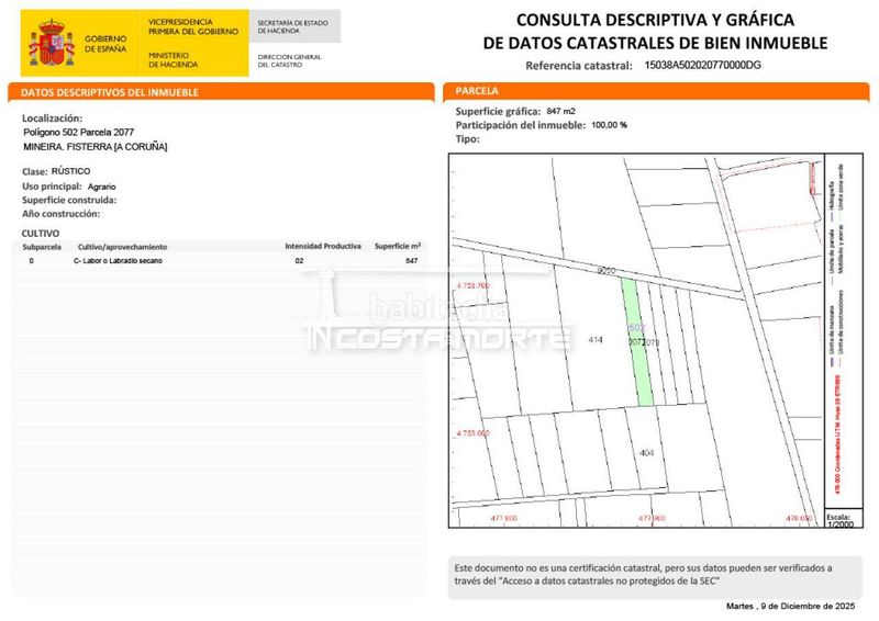 Foto e965735d-cf62-4f45-b549-a5b58db60cb4. Finca rústica en Fisterra
