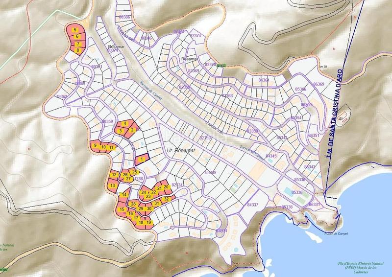 Foto edd7f162-de0a-44cf-aced-e4e7db14292f. Terreno residencial lote de parcelas en Rosamar en Santa Cristina d´Aro