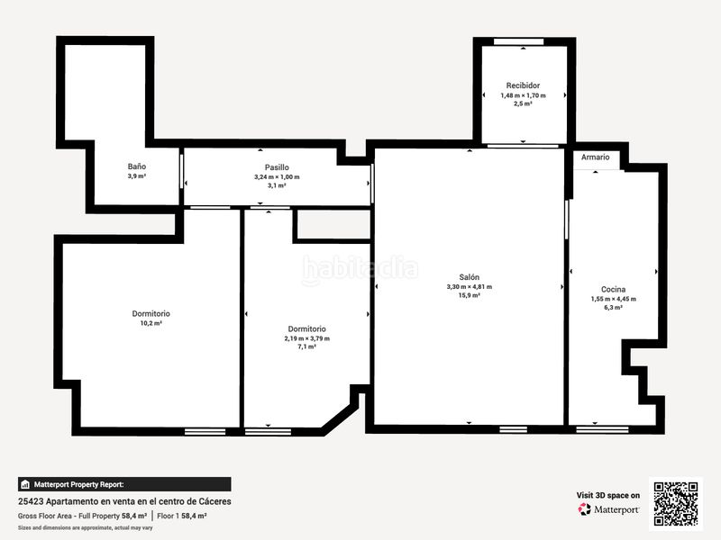 Foto 4c9367da-5c97-46b5-8496-590d6b6abb5a. Apartament amb calefacció a Centro Cáceres