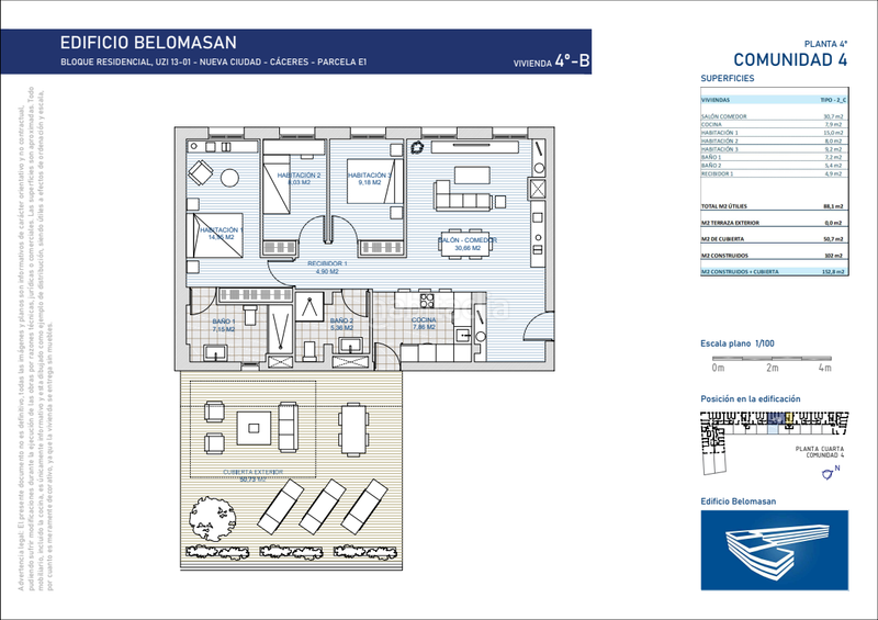 Foto f7d2a219-d6c9-45bc-bf91-51703c7f6ab6. Attico in calle socrates 6 in Montesol - Mejostilla Cáceres