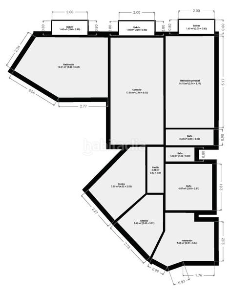 Foto dde408a0-d5aa-4b20-8172-72c2a6a56a9e. Appartamento con riscaldamento in La Nova Esquerra de l´Eixample Barcelona