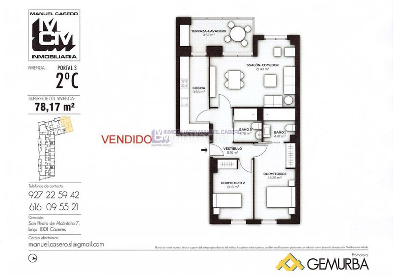 Foto e1fada72-cae3-425d-9c60-c949565f6c30. Pis amb calefacció aparcament piscina a nuevo Cáceres Cáceres