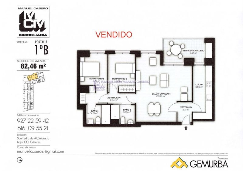 Foto 34545a82-8a7b-4c44-8de7-b54d026cc53c. Piso en nuevo Cáceres Cáceres