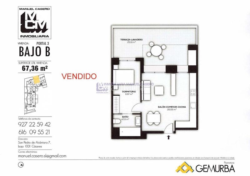 Foto 3b541b72-8ed7-4a09-9b72-e63a45e3293f. Piso en nuevo Cáceres Cáceres