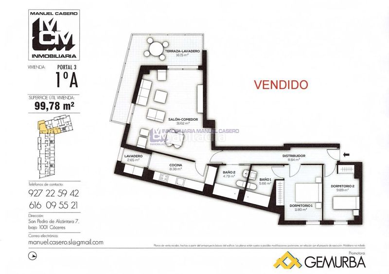 Foto 522a19f8-2ac1-4cb0-8a1a-5fa7a176897d. Piso en nuevo Cáceres Cáceres