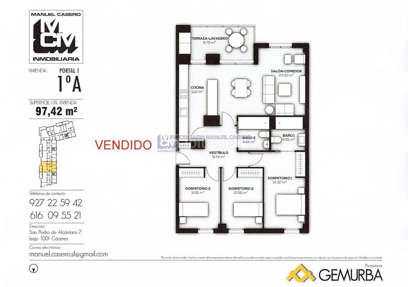 Foto 65d87128-9751-43e0-9a9a-f9d3ca48ad18. Piso en nuevo Cáceres Cáceres