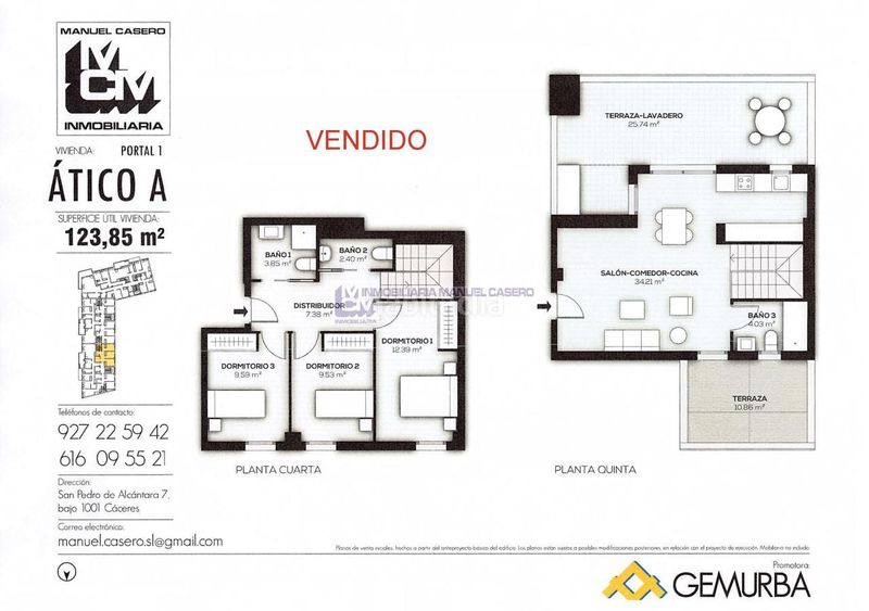 Foto 90acfb30-541d-4d09-9285-1699d6b740d6. Piso en nuevo Cáceres Cáceres