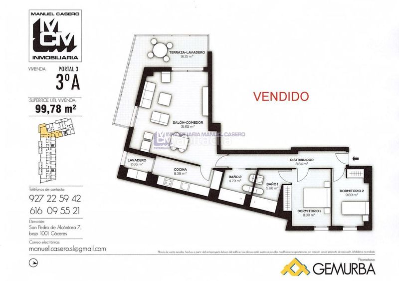 Foto d01fdaba-fa5c-4090-81bf-156d588f3d66. Piso en nuevo Cáceres Cáceres
