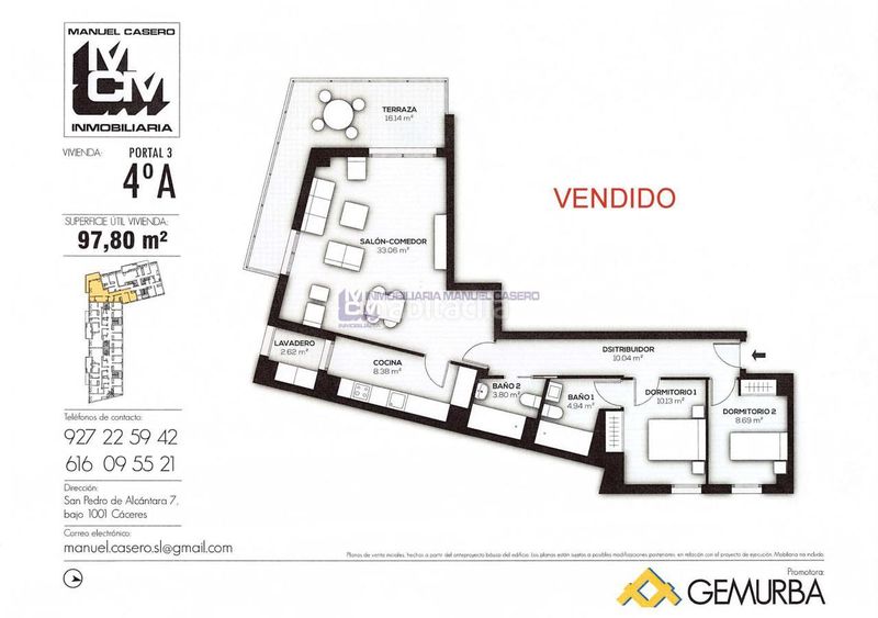 Foto dcda5bc8-0c0e-42b1-8df6-b99a1d6d5a79. Piso en nuevo Cáceres Cáceres