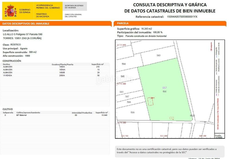 Foto 46d1f348-9328-4768-87bb-8b455db78146. Finca rústica a Zas