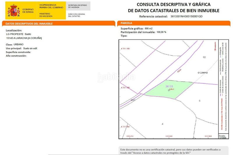 Foto 4161437b-227c-456f-89fc-5d5504e36ffa. Terreno residencial terreno urbano y rústico en a a coruña por 39.990 en Laracha