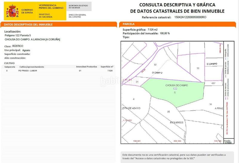 Foto b5f69be5-2a7f-46de-bb92-871c923c1b1b. Terreno residencial terreno urbano y rústico en a a coruña por 39.990 en Laracha