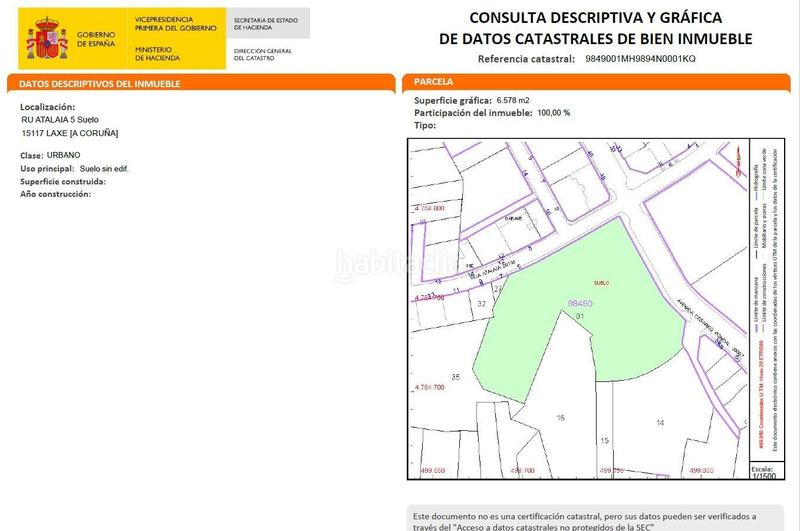 Foto a1a3e56f-375f-4c98-a440-5383276f1100. Terreny residencial a Laxe