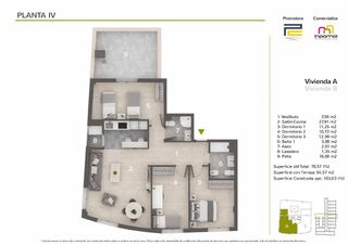 Appartement à Pardaleras. Piso moderno y luminoso con una gran terraza en badajoz  zona au