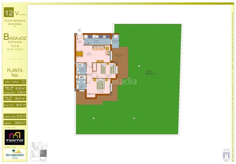 Foto 0f8c9e57-c905-47ba-8076-8d5391933331. Ground floor 88m<sup>2</sup> in calle carmen valero 62 in Las Vaguadas Badajoz