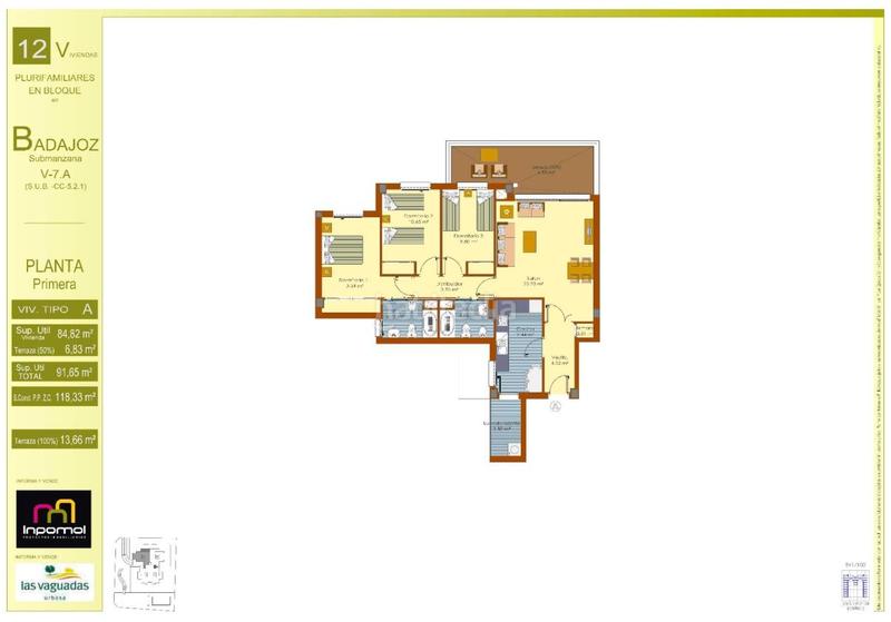 Foto b3faa329-fd6a-4f73-8005-0001932239c4. Appartement 118m<sup>2</sup> dans calle carmen valero 62 dans Las Vaguadas Badajoz