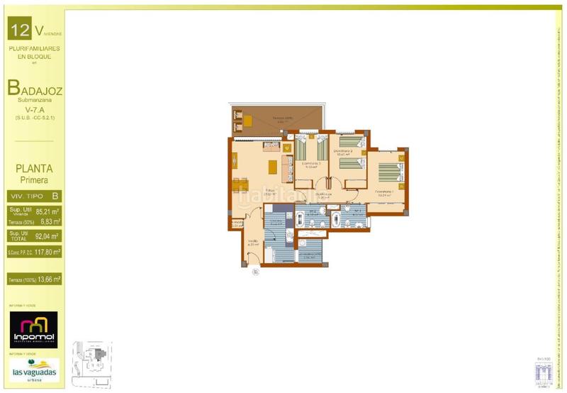 Foto 72093a5b-b0e7-4d14-87cf-9f4f213ba76d. Appartement 117m<sup>2</sup> dans calle carmen valero 62 dans Las Vaguadas Badajoz