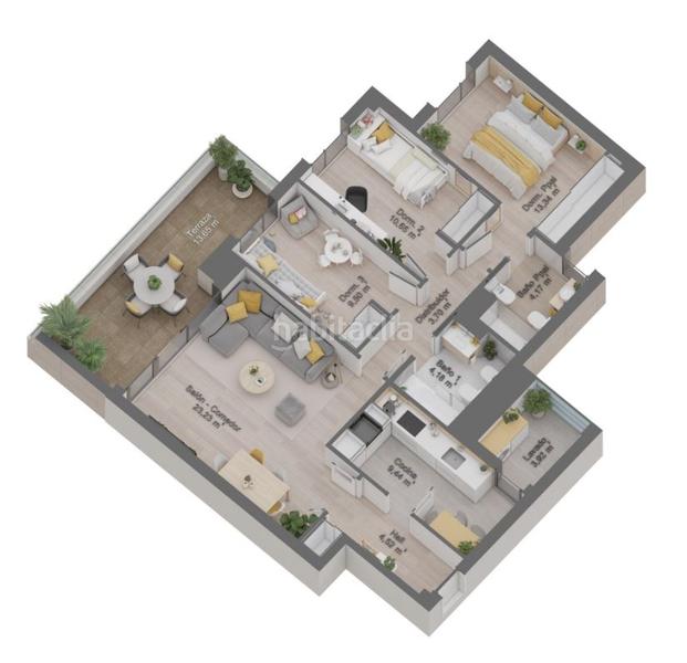 Foto e486f901-b82d-4a74-b551-482aab2917ba. Flat 117m<sup>2</sup> in calle carmen valero 62 in Las Vaguadas Badajoz