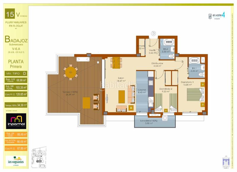 Foto 4a4ebec6-b1ba-41ae-8e89-13d58c79e6aa. Appartement avec chauffage piscine dans Las Vaguadas Badajoz