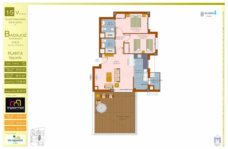 Foto d01f805b-98dc-4b36-9c7f-849c377cd4e1. Appartement avec chauffage piscine dans Las Vaguadas Badajoz