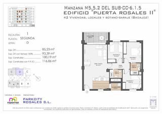 Flat in Valdepasillas - La Paz - Huerta Rosales. Vivienda de 3 dormitorios ideal para tu confort con terraza y pi