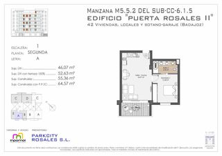 Apartament a Valdepasillas - La Paz - Huerta Rosales. Acogedor apartamento con terraza, piscina comunitaria y gimnasio